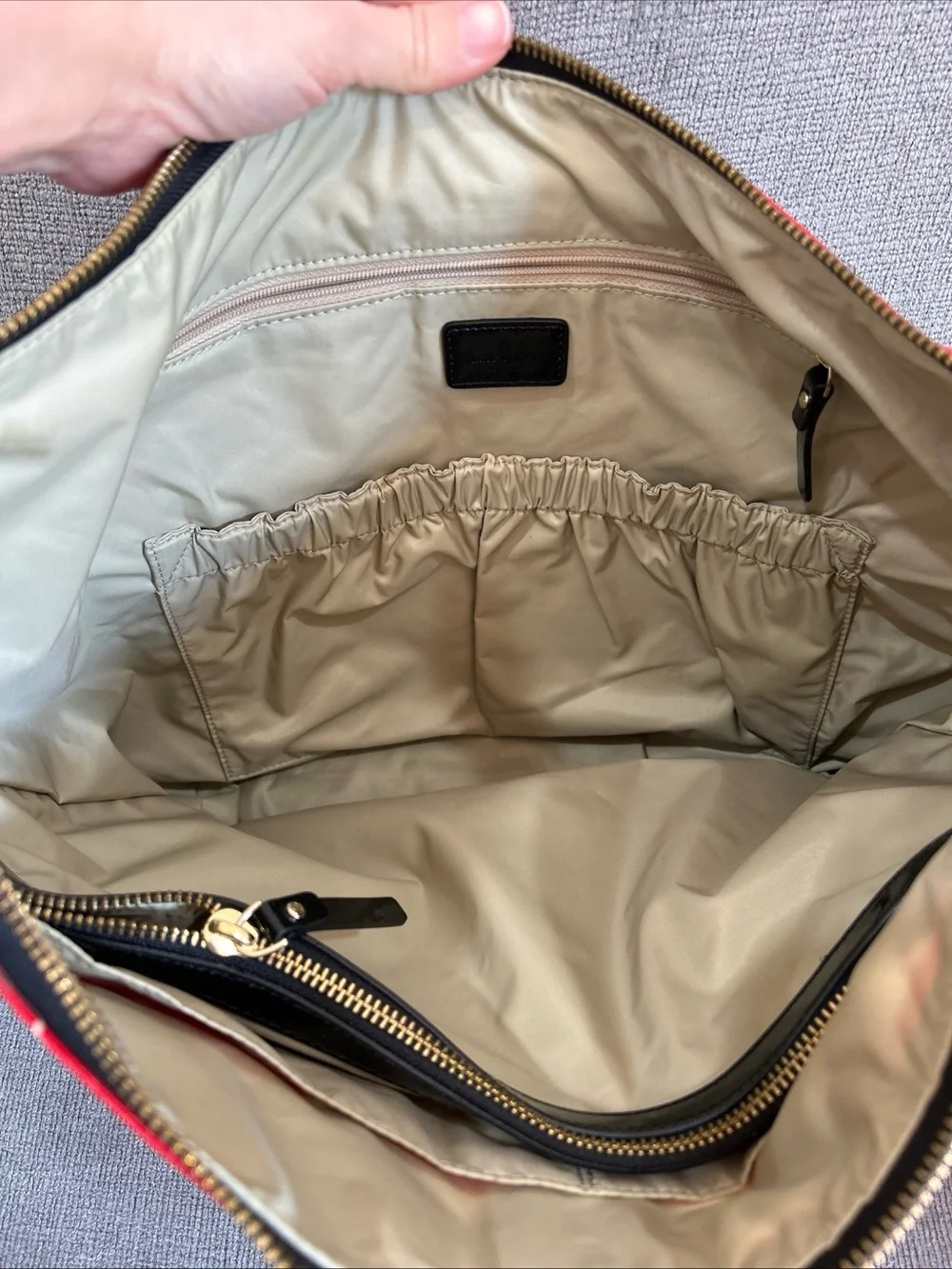 Kate Spade Daycation Serena Diaper Bag Polka Dot Red Black White